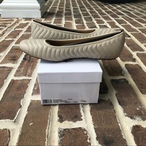 Neiman Marcus Shanna Quilted Ballerina flat